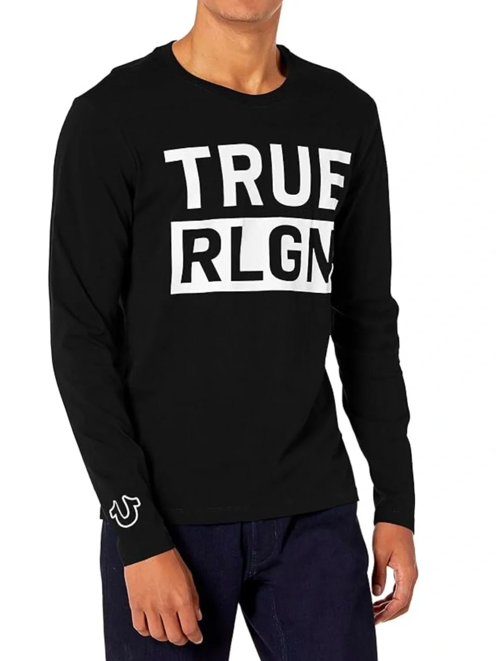 Men’s True Religion - Black Long Sleeve Tee